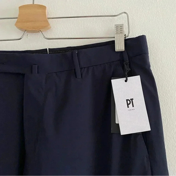 PT Torino Men's Black Gamma Cargo Pants Sz 48/ Medium US 32-33 - Picture 5 of 13